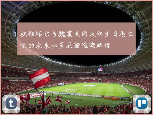 祝维塔尔与魏震共同庆祝生日愿你们的未来如星辰般璀璨辉煌